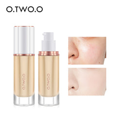O.TWO.O Full Coverage Whitening Sweat Resistant Moisturizing Liquid Foundation Makeup Base Wholesale