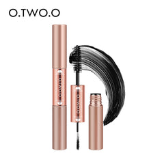 O.TWO.O Miracle Double Head 2 in 1 Mascara Waterproof Lengthening Eyelash Sweat Proof Easy Wearing Mascara