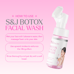 S and J Beauty - Botox Facial Wash