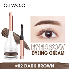O.TWO.O New Arrival Natural Shaping Dyeing Eyebrow Cream