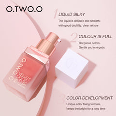 O.TWO.O NEW ARRIVAL 4 COLORS LIQUID BLUSHER