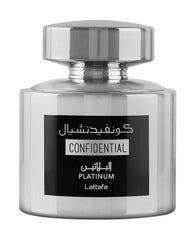 Confidential Platinum 100ml EDP Spray Lattafa Perfume