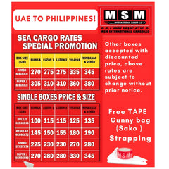 MSM CARGO - SUPER JUMBO 58x58x92