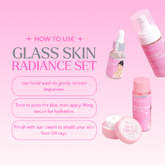 S and J Beauty - Glass Skin  Radiance Set