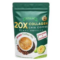 Fitgum Collagen Chia Coffee