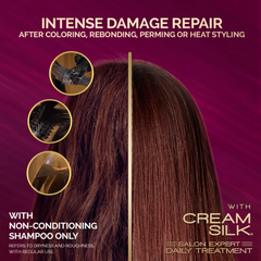 Cream Silk Daily Treatment Keratin Rebond Straight - 650ml