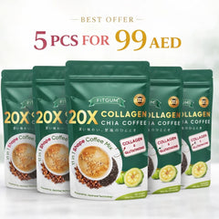 Fitgum Collagen Chia Coffee