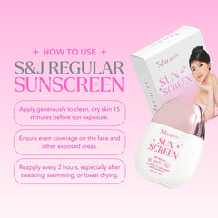 S and J Beauty - Regular Sunscreen