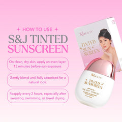 S and J Beauty - Tinted Sunscreen
