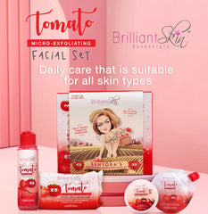 Brilliant Tomato Micro - Exfloliating Facial Set