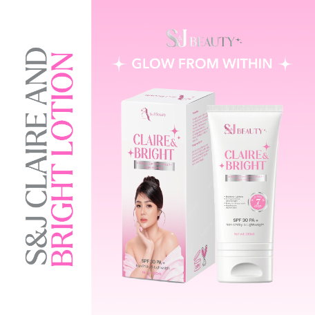 S and J Beauty - Claire and Bright Lotion
