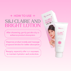 S and J Beauty - Claire and Bright Lotion