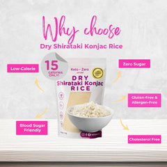 Keto Dry Shirataki Konjac Rice 1kg