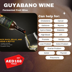 Guyabano Wine - (Fermented Fruit Wine) 750ml Zynergia