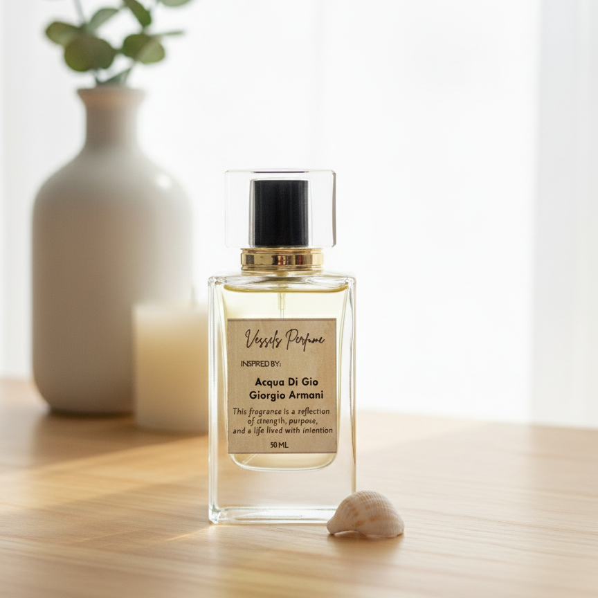 Vessel Men’s Perfume Inspired by Giorgio Armani Aqua Di Gio