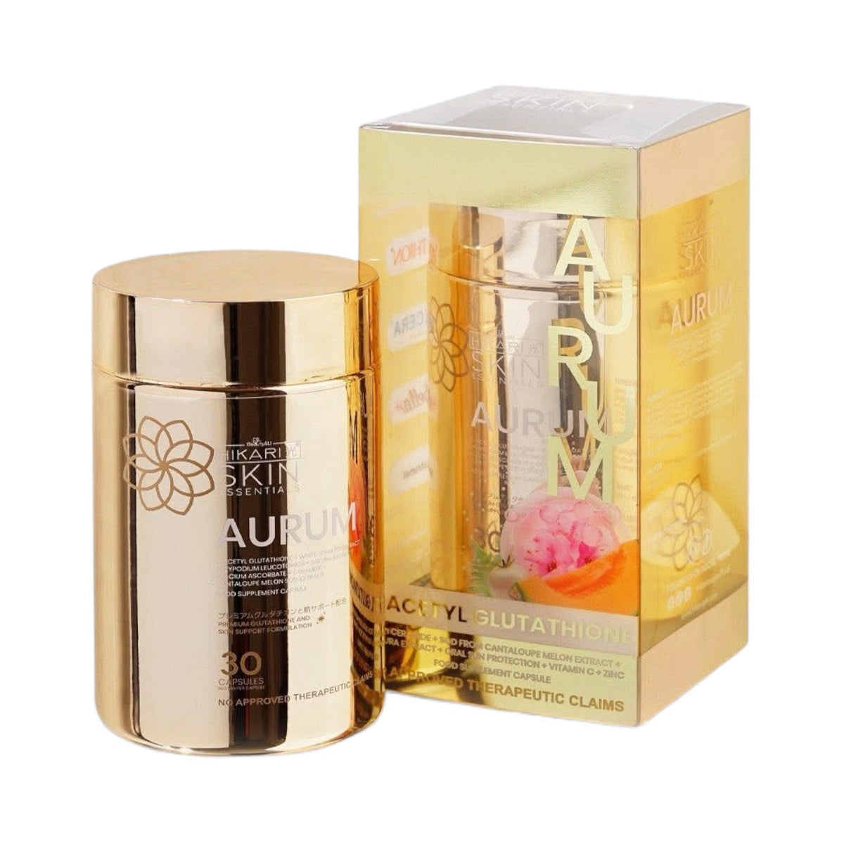 Hikari Skin Essentials - AURUM Glutathione 30 capsules