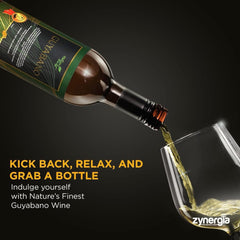 Guyabano Wine - (Fermented Fruit Wine) 750ml Zynergia