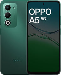 OPPO A5 5G 128GB Storage + 6GB RAM Aurora Green | 6000mAh Battery | IP65 Rated