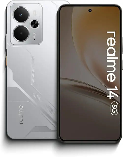 Realme 14 5G, 12GB RAM, 256GB ROM, 120Hz AMOLED, 50MP OIS Camera, 6000mAh Battery, 45W Fast Charge