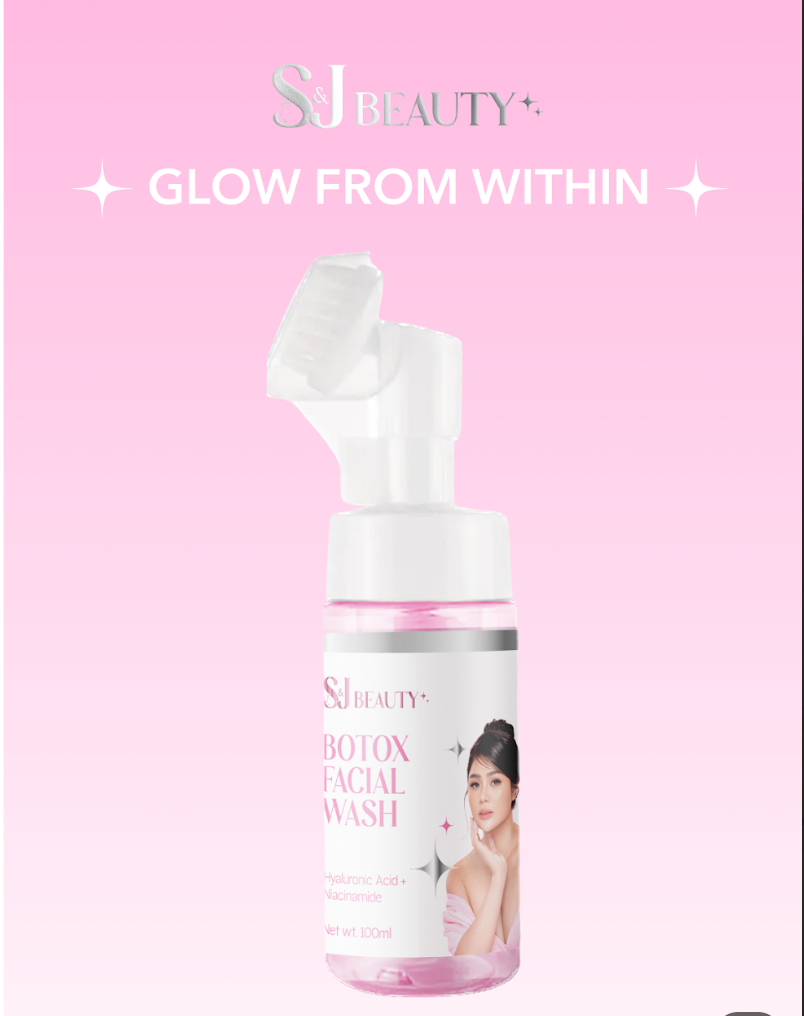 S and J Beauty Botox Facial Wash