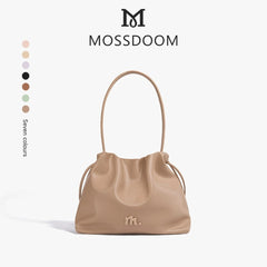 MOSSDOOM Danica Bag- High-Capacity Soft Cloud-shaped Drawstring Shoulder Bag for Women