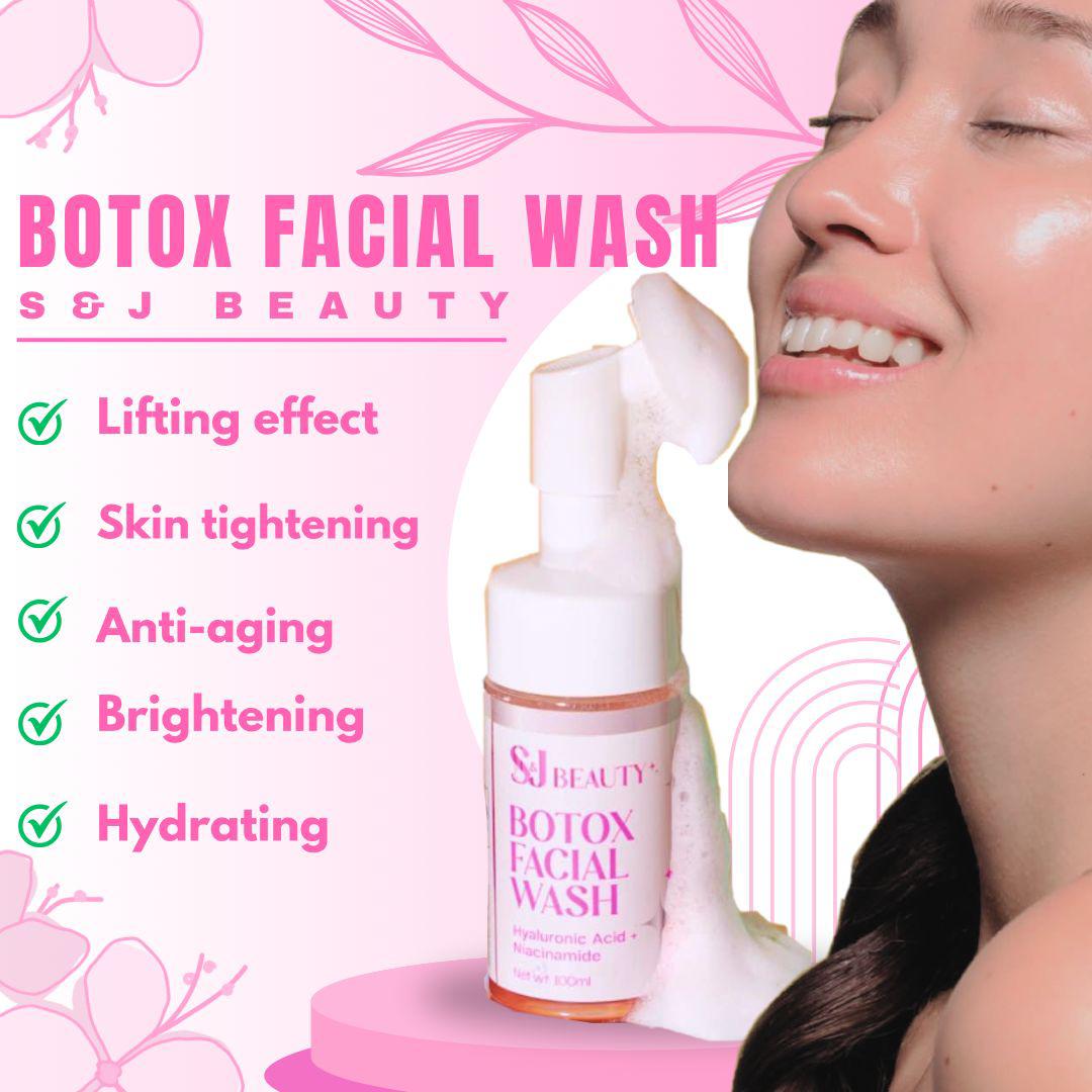 S and J Beauty Botox Facial Wash