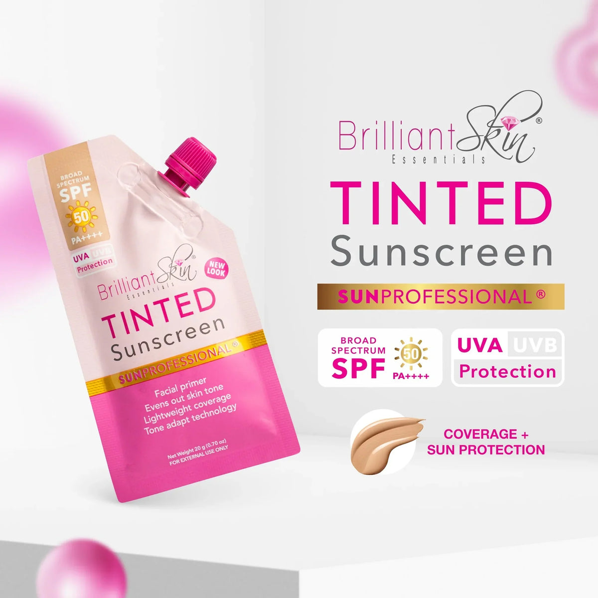 Brilliant Tinted Sunscreen Spf50